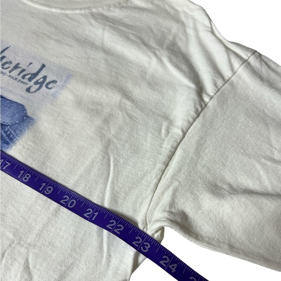 Melissa Etheridge 2001 Tour Shirt XL Live and Alone White Concert Tee Vintage - Picture 4 of 10